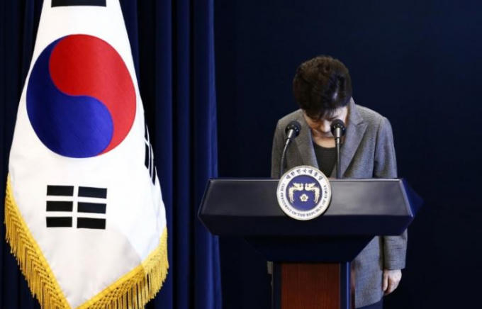 Bà Park khẳng định mình vô tội nhưng lấy làm tiếc vì dành lòng tin cho bà Choi. (Ảnh: Reuters)