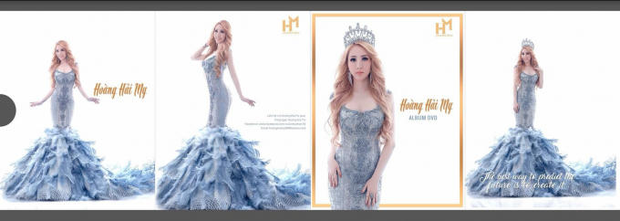 Hoa hậu Hoàng Hải My dùng xe limousine đón khách đến biệt thự triệu đô ngày ra album