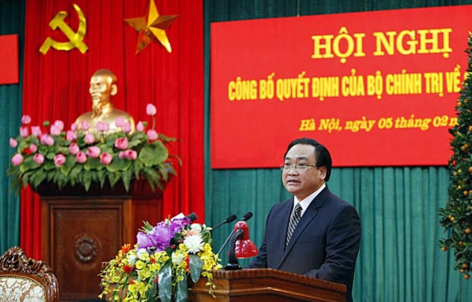 Bí thư thành ủy Hà Nội Hoàng Trung Hải. (Ảnh: internet)