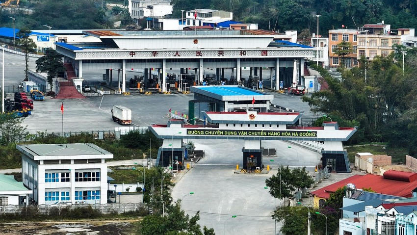Cửa khẩu Trà Lĩnh.