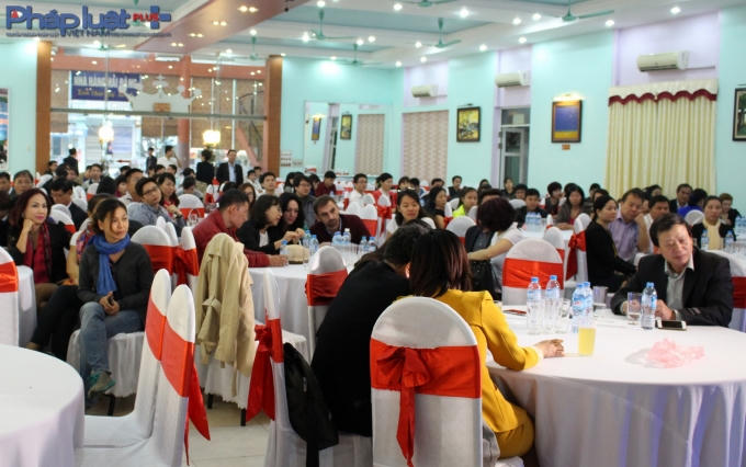 Khách mời đa số là lãnh đạo các doanh nghiệp trong tỉnh Hà Nam. (Ảnh: Đức Biên)