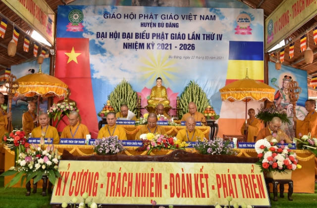 Bình Phước: Đại hội đại biểu Phật giáo huyện Bù Đăng nhiệm kỳ 2021-2026