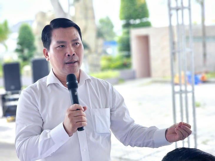 Ông Hà Vũ Sơn, Giám đốc Sở Công Thương TP Cần Thơ phát biểu tại họp báo.