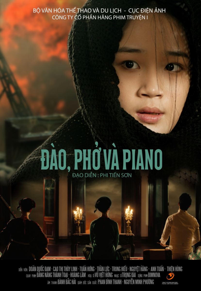 Poster phim “Đào, phở và piano”. Ảnh: LHPVN FB