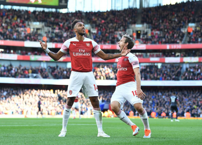 Arsenal đã có trận đấu bùng nổ. (Ảnh: Getty Images)