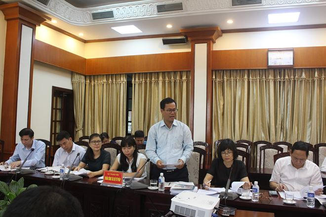 Bộ trưởng L&ecirc; Th&agrave;nh Long l&agrave;m việc với Thường trực Tỉnh ủy Hải Dương