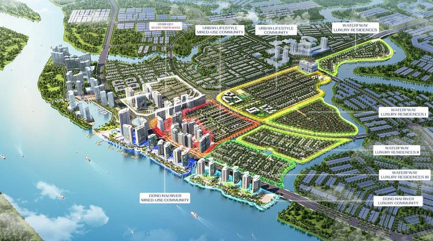 Dự án Izumi City (Biên Hoà, Đồng Nai) do Tập đoàn Nam Long làm chủ đầu tư. Ảnh: (namlongland.com.vn)