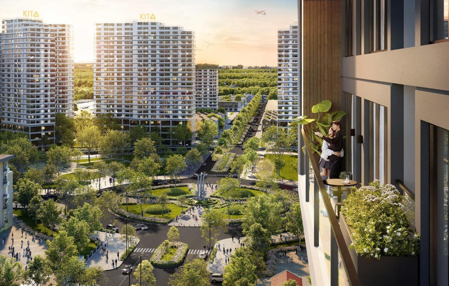 KITA Airport City được KITA Group phát triển đã thành công áp dụng mô hình  mô hình TOD.