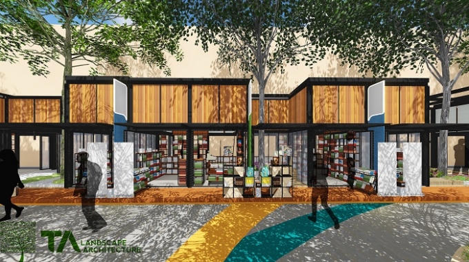 Một trong những điểm đặc biệt của con đường sách này là không gian sắp xếp, thiết kế mỹ quang khá bắt mắt, được chia thành những khu riêng biệt, không chồng chéo.