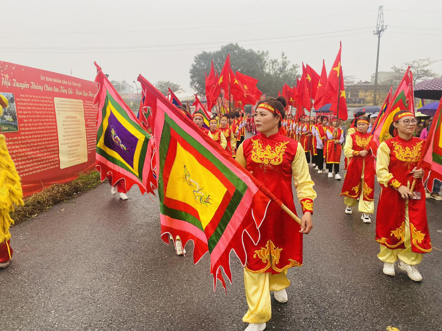 Theo truyền thống, phần lễ của lễ hội bao gồm các nghi thức như: Lễ rước, dâng hương, và tế lễ.