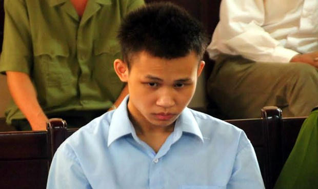 Bị cáo Vi Đăng Văn tại phiên tòa sơ thẩm.