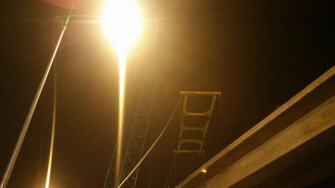 Cận cảnh khớp nối t&agrave;u đường sắt C&aacute;t Linh - H&agrave; Đ&ocirc;ng