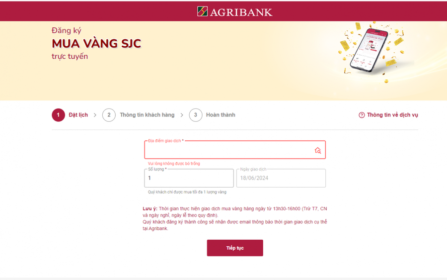 Các ngân hàng lần lượt cho phép đăng ký trực tuyến để mua vàng miếng SJC.