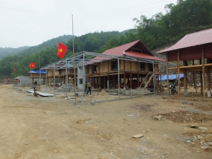84 căn nhà mới được xây dựng khang trang giúp bà con đón Tết.