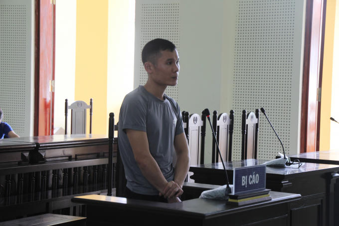 Hà Văn Đức tại phiên xét xử ngày 12/9.