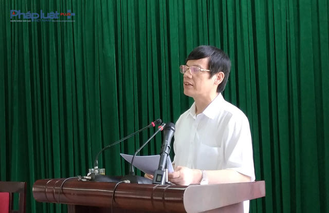 Ông Nguyễn Đình Xứng, Chủ tịch UBND tỉnh Thanh Hóa nhấn mạnh, không chấp thuận đề nghị tăng xe điện Sầm Sơn tại thời điểm này. (Ảnh: A.Thắng)