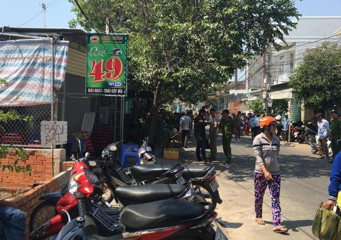 Khu vực xảy ra án mạng.