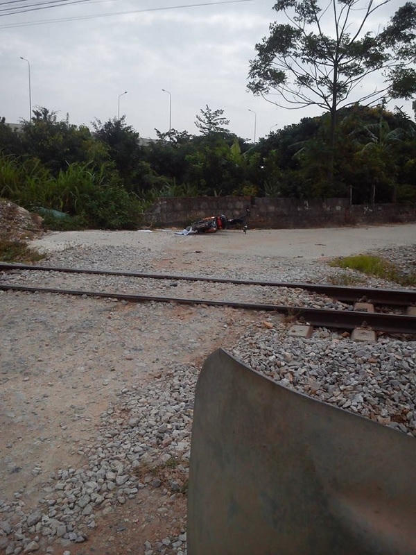 Hiện trường nơi xảy ra vụ việc.