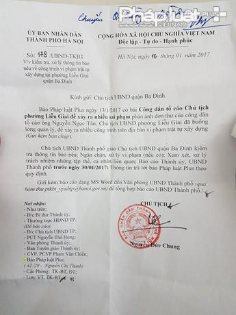 Chủ tịch Nguyễn Đức Chung kí quyết định về việc kiểm tra thông tin Pháp Luật Plus phản ánh.