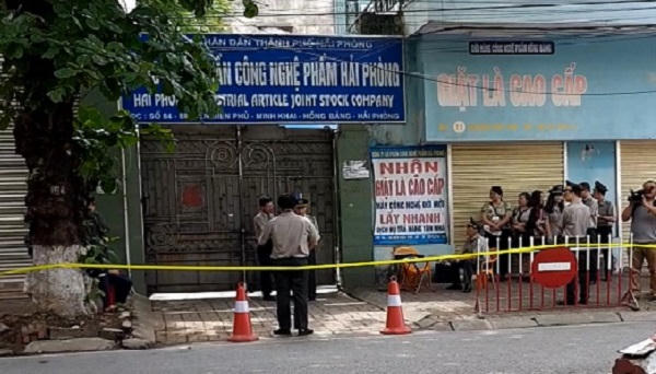 Cục Thi hành án Dân sự TP Hải Phòng tiến hành cưỡng chế Cty CP Công nghệ phẩm HP năm 2018.