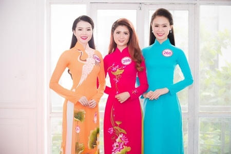 Hậu trường buổi chụp ảnh Top 32 th&iacute; sinh Chung khảo ph&iacute;a Bắc Hoa hậu Việt Nam 2016