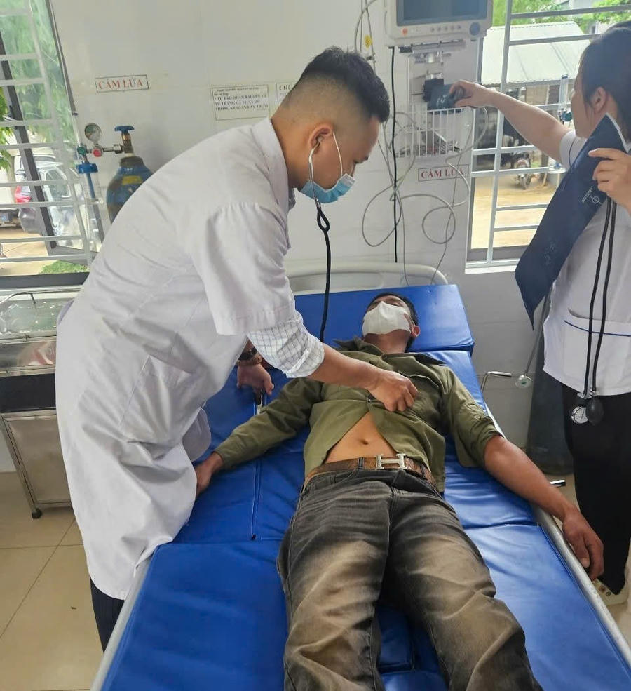 Anh T. đã qua cơn nguy hiểm và hiện sức khỏe đã ổn định.