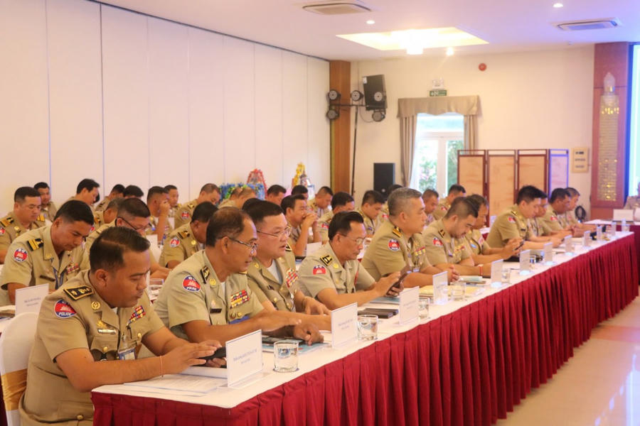 Đại biểu Công an 03 tỉnh Campuchia tại Hội nghị