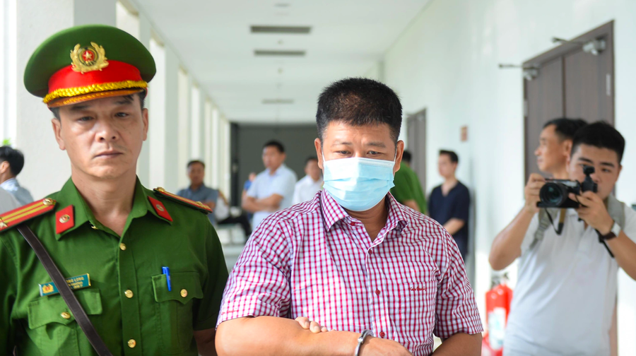 Bị cáo Nguyễn Văn Hậu, Chủ tịch Tập đoàn Phúc Sơn. Ảnh TH