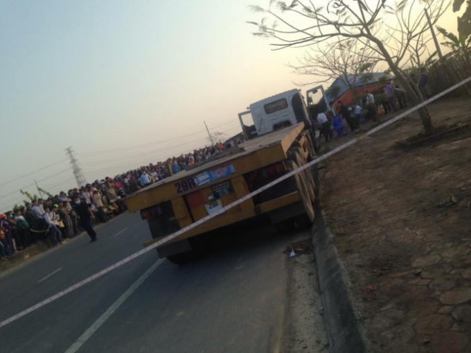 Hiện trường nơi người dân phát hiện ra vụ việc.