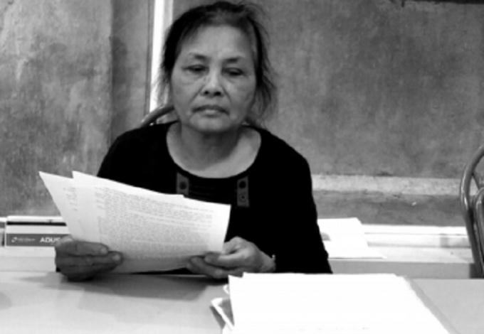 Bà Đỗ Thị Toàn mong vụ án sớm được xét xử lại.
