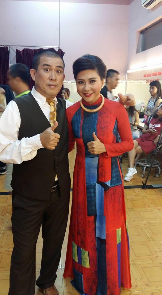 Danh hài Nhật Cường và MC Ngọc Tiên