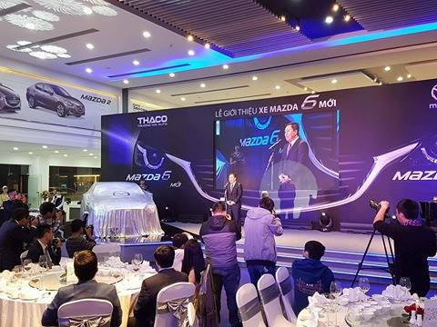 Lễ công bố ra mắt Mazda6.
