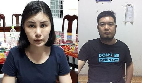Vợ chồng Hoa, Cường trốn truy nã và bị bắt tại Việt Nam (ảnh CAND).