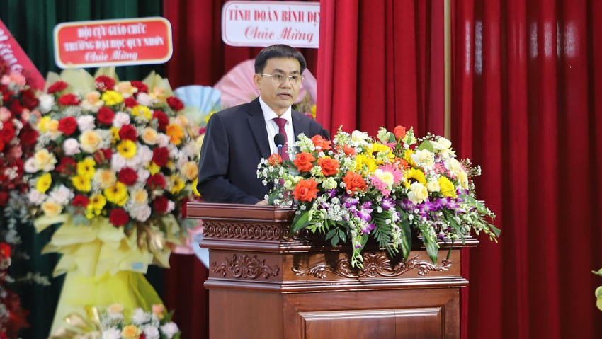PGS.TS. Đoàn Đức Tùng – Hiệu trưởng trường Đại học Quy Nhơn.