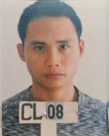 Nghi can Chu Đình Dương tại cơ quan điều tra.