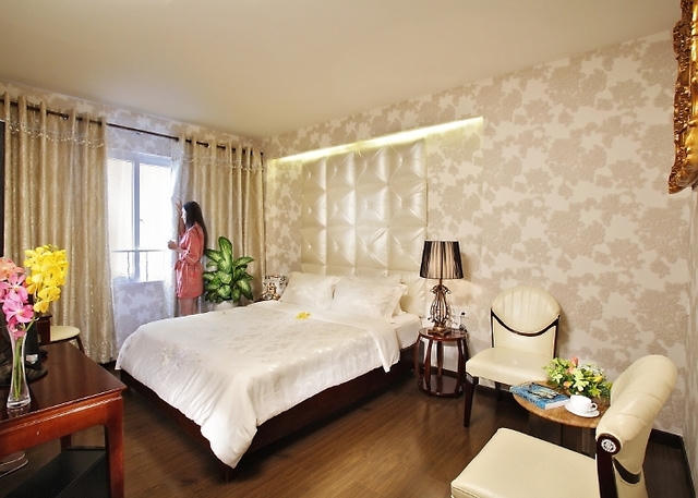 Phòng ngủ được trang bị nội thất cao cấp. Ảnh: internet.