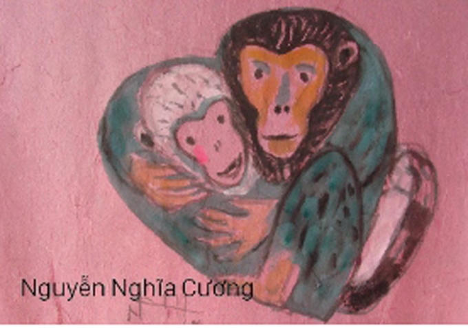 Tác phẩm của hạo sỹ Nguyễn Nghĩ Cương. Ảnh: BTC