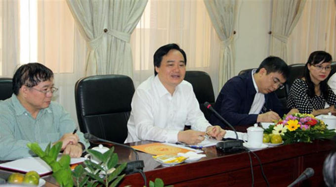 Bộ trưởng Phùng Xuân Nhạ mong rằng giáo dục Ninh Thuận sẽ là điểm sángtrong toàn ngành về nề nếp, kỷ cương.