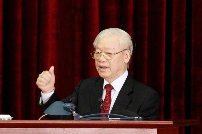 Tổng Bí thư Nguyễn Phú Trọng phát biểu bế mạc Hội nghị