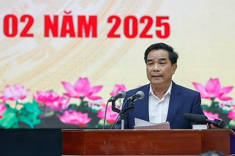 Ông Lê Văn Dũng, Chủ tịch UBND tỉnh Quảng Nam báo cáo Thủ tướng.
