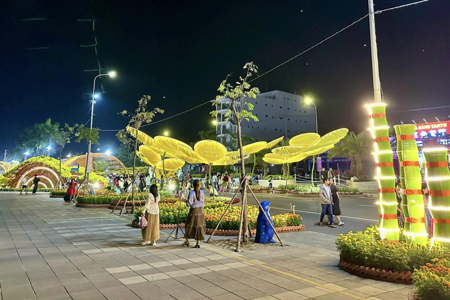 Tuyến đường 46 (đường Trần Hưng Đạo) là tuyến đường được coi là trung tâm của Phú Mỹ
