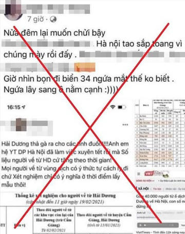 Nội dung đăng tải trên mạng xã hội vi phạm pháp luật của đối tượng N. Ảnh: Chụp màn hình.