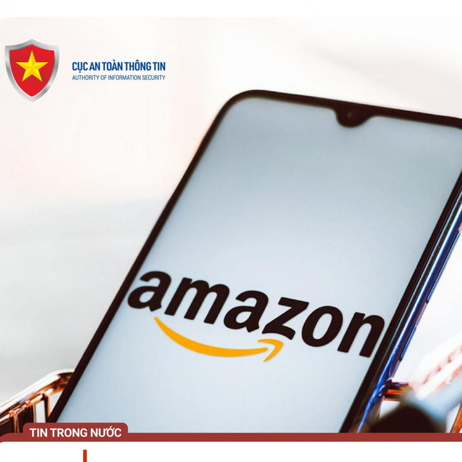 Mạo danh sàn thương mại Amazon nhằm chiếm đoạt tài sản.