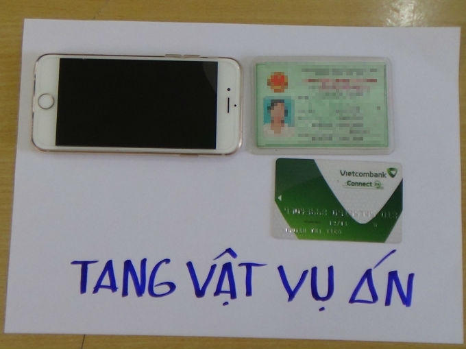 Tang vật vụ án.