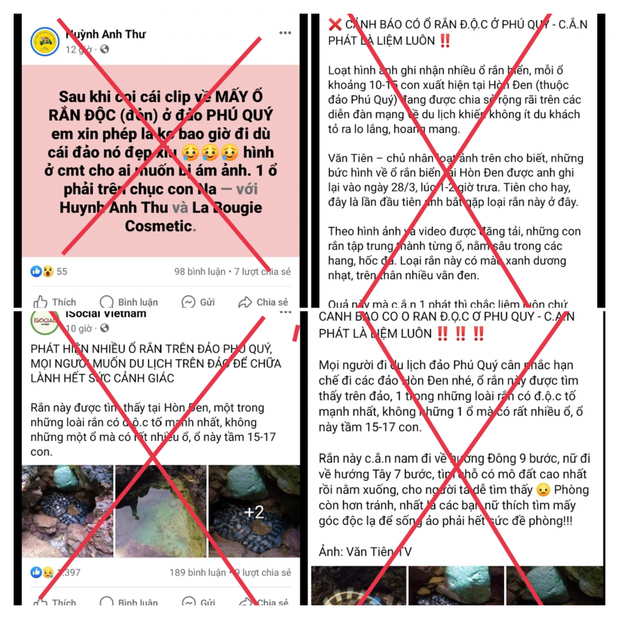 Các thông tin sai lệch lan truyền trên MXH gây hoang mang dư luận.