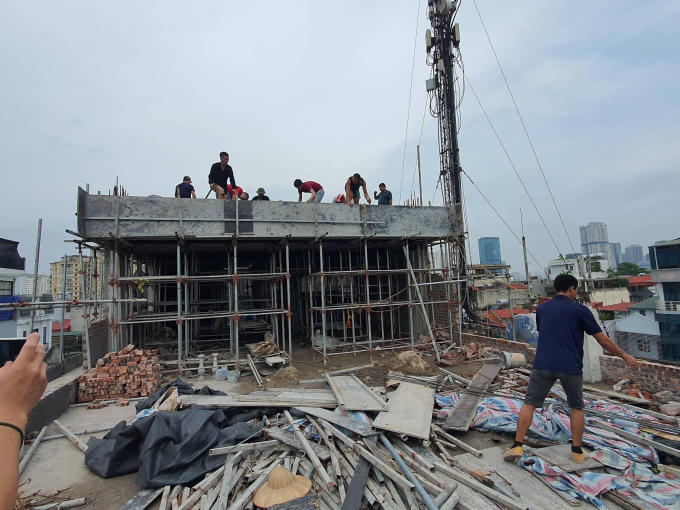 Sai phạm của ông Khánh được xác định là xây dựng công trình sai nội dung Giấy phép xây dựng số 664/GPXD do UBND quận Cầu Giấy cấp ngày 16/12/2021