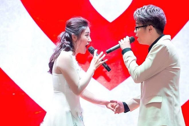 Văn Mai Hương kết hợp ăn ý với nam ca sĩ Bùi Anh Tuấn song ca “Tình yêu tôi hát”