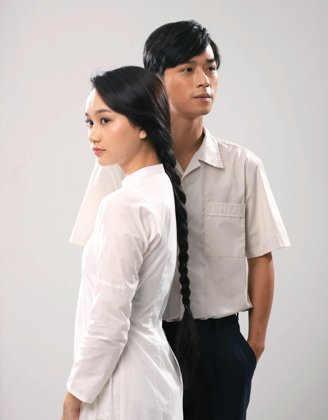 Cặp đôi diễn viên chính Trúc Anh (vai Hà Lan) và Trần Nghĩa (vai Ngạn).