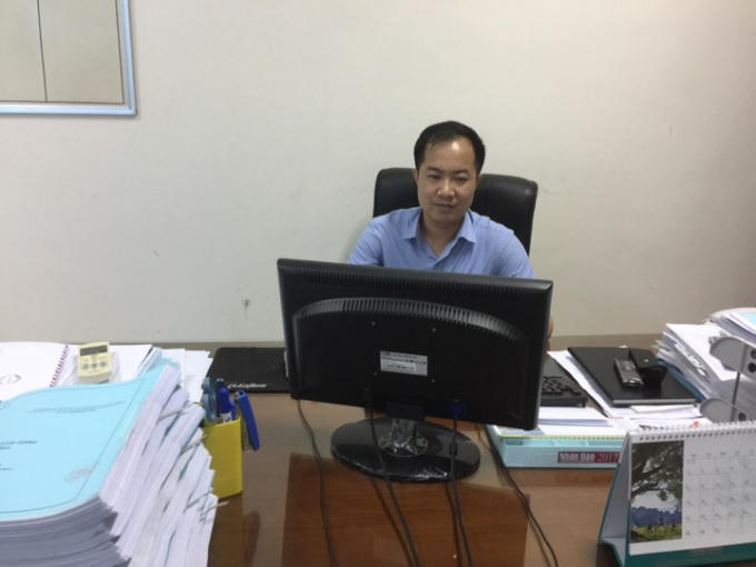 Ông Đàm Hữu Huân - Trưởng ban Offit, Ban Quản lý Dự án cải thiện môi trường đầu tư tỉnh Vĩnh Phúc.