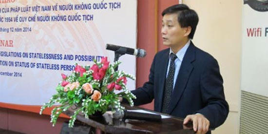 Thứ trưởng Bộ Tư pháp Nguyễn Khánh Ngọc.